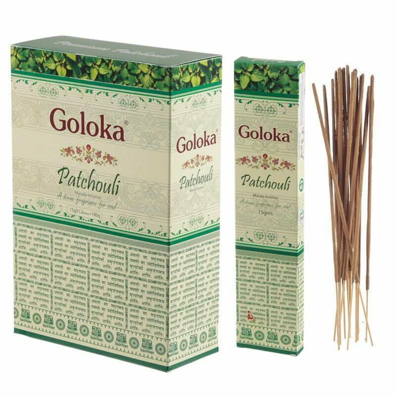 Varillas de Incienso Goloka Masala Pachuli