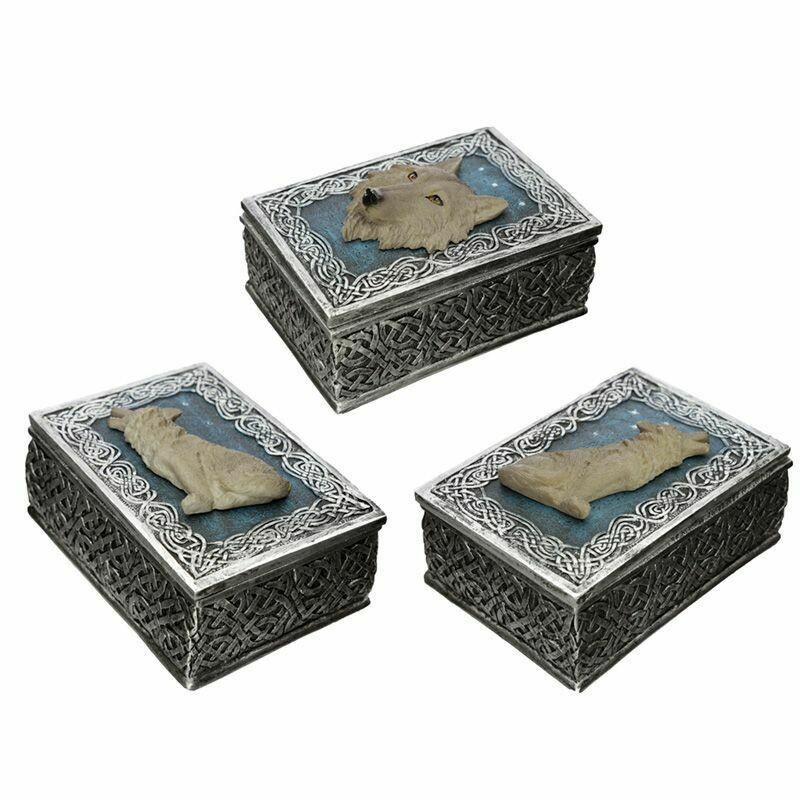 Caja Joyero Secretos Lobo Protector