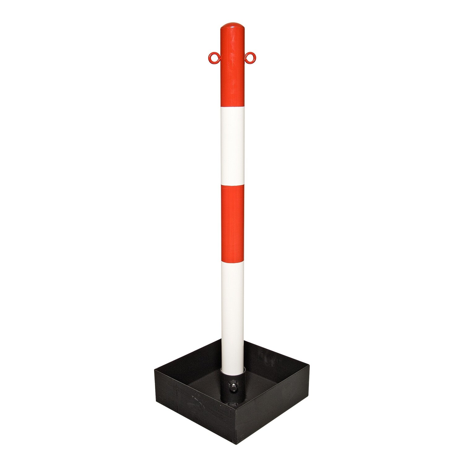 EXTERN, zware kettingstaander, zonder handvat, rood/wit, 2 k. ogen.