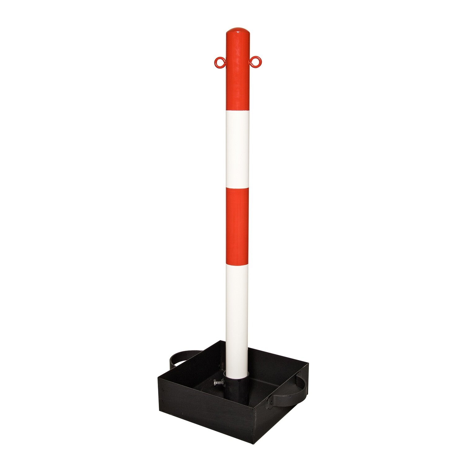 EXTERN, zware kettingstaander, rood/wit, 2 k. ogen.