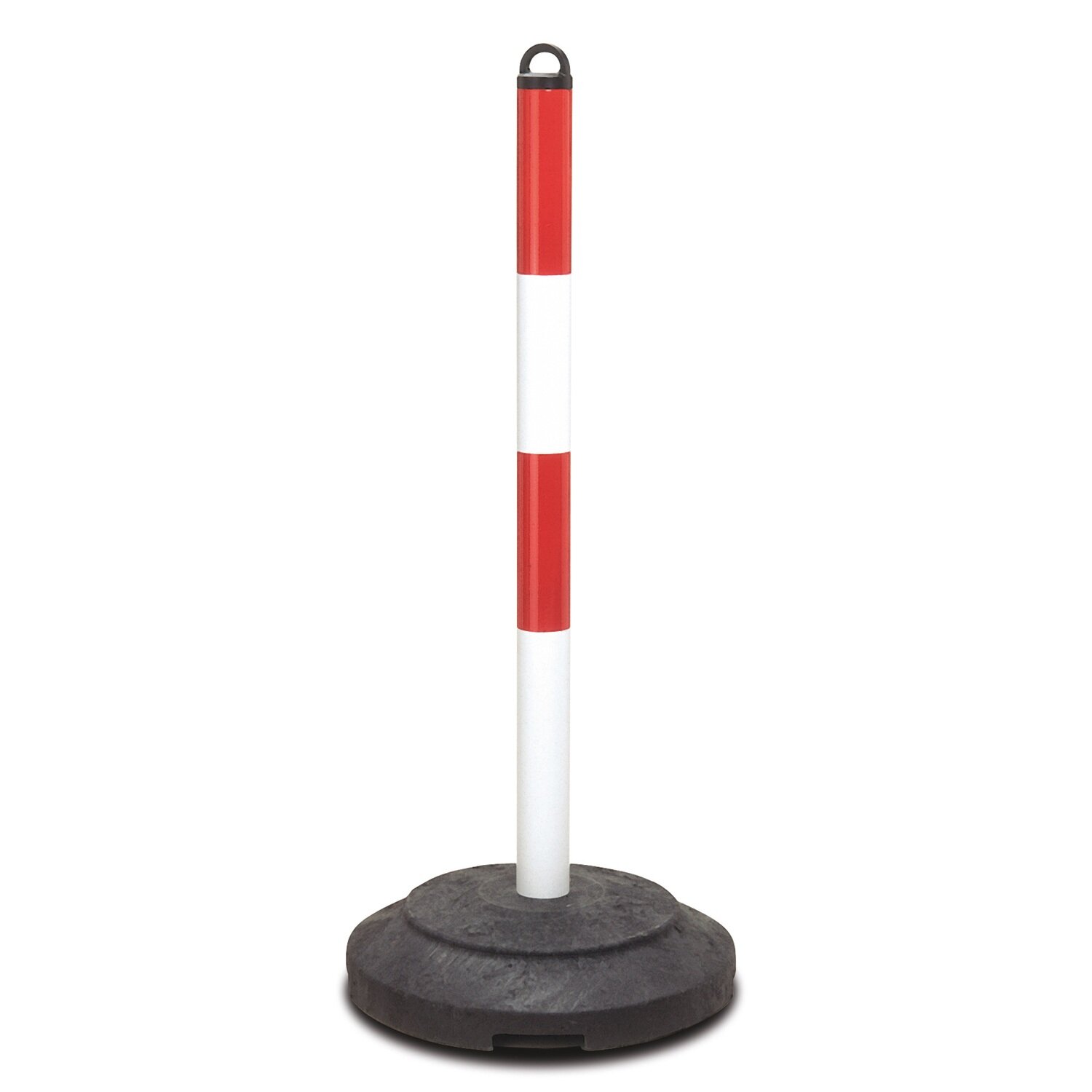 EXTERN, zware kettingstaander 1000x60mm Ø, rood/wit