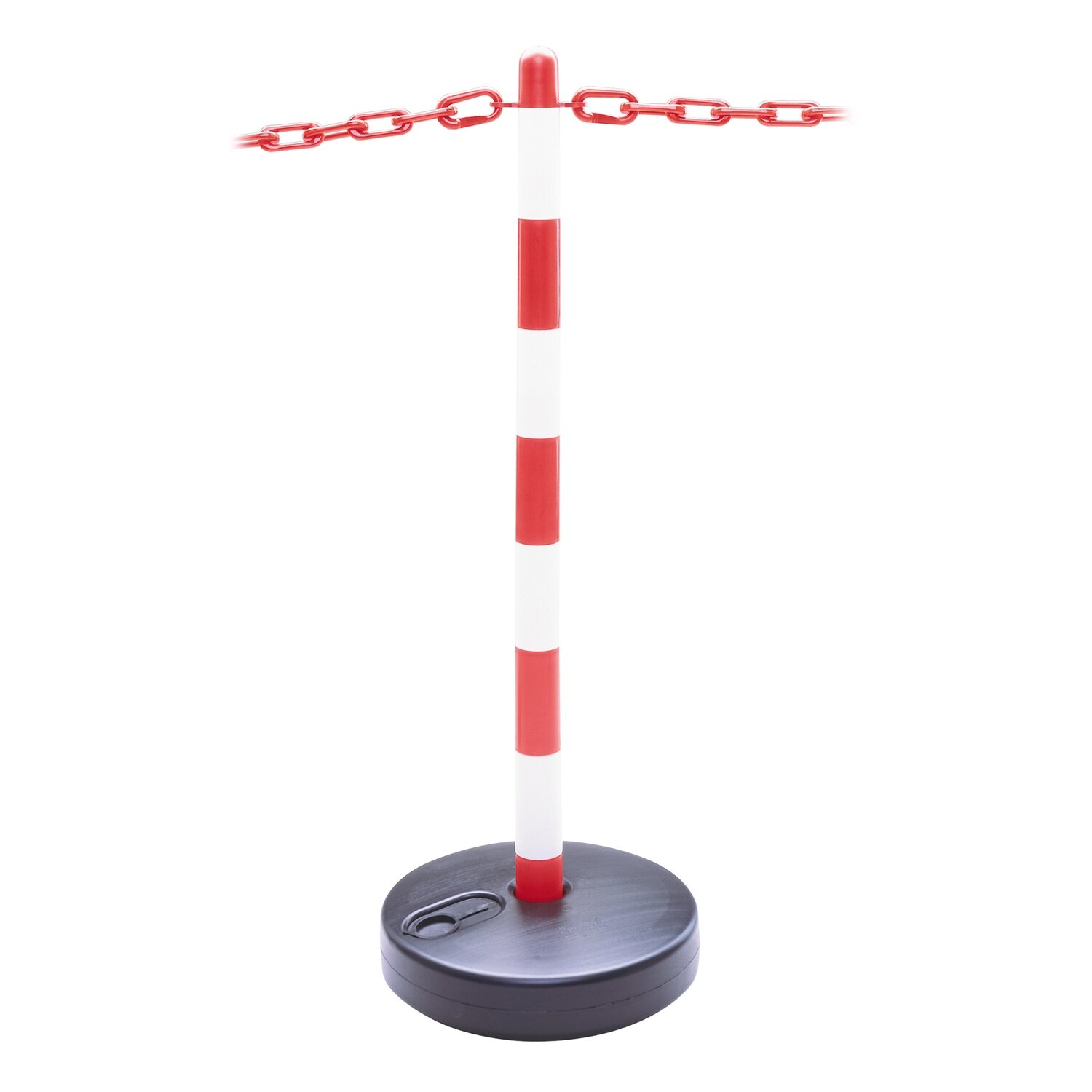 GUARDA kettingstaander rood/wit, H 870mm