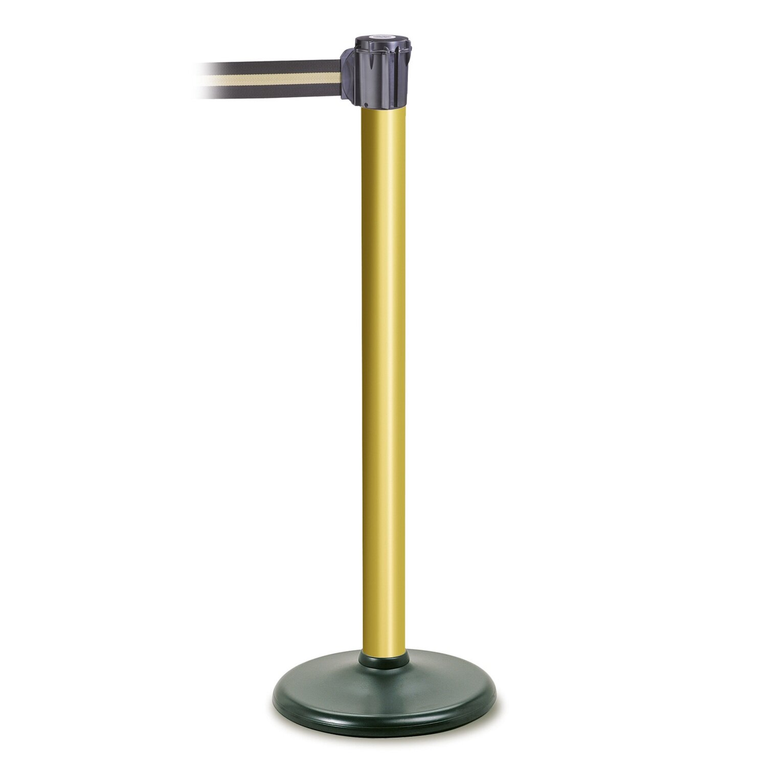MORION riempalen 955mm, champagne geborsteld, riemkleur zwart/zilver/zwart.