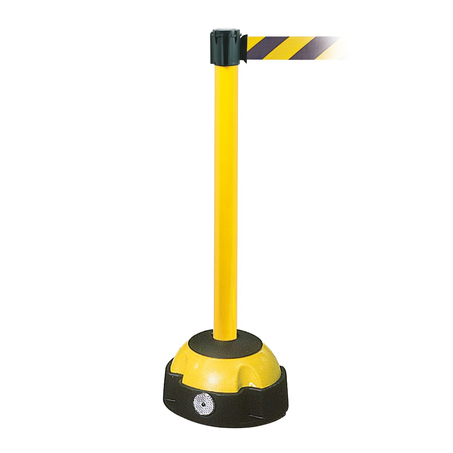 MORION riem afzetpaal, paal/riemkleur geel, 985/60mm en L 4000mm.