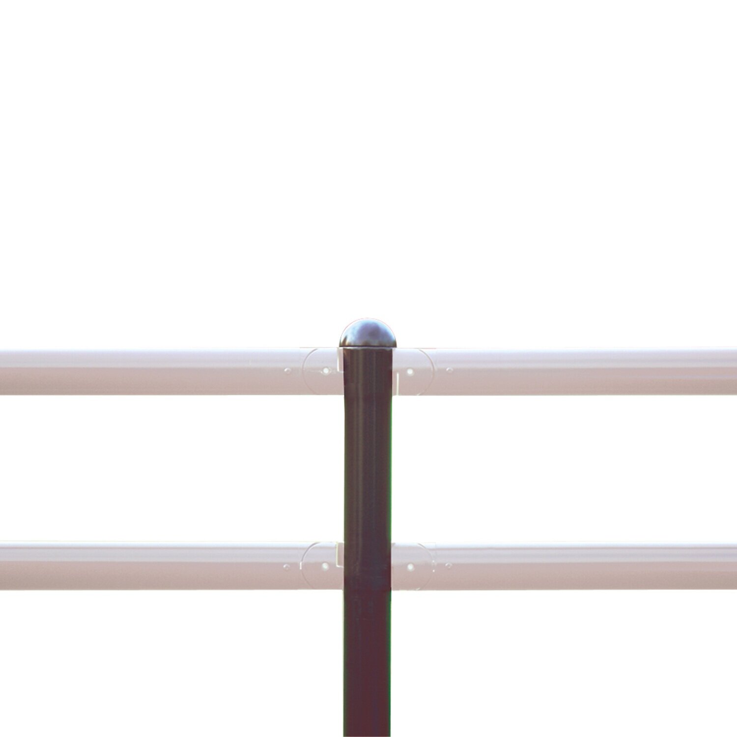 MORION Design CLASSIQUE (staanpaal) met afdekkap, te pluggen rood/wit.