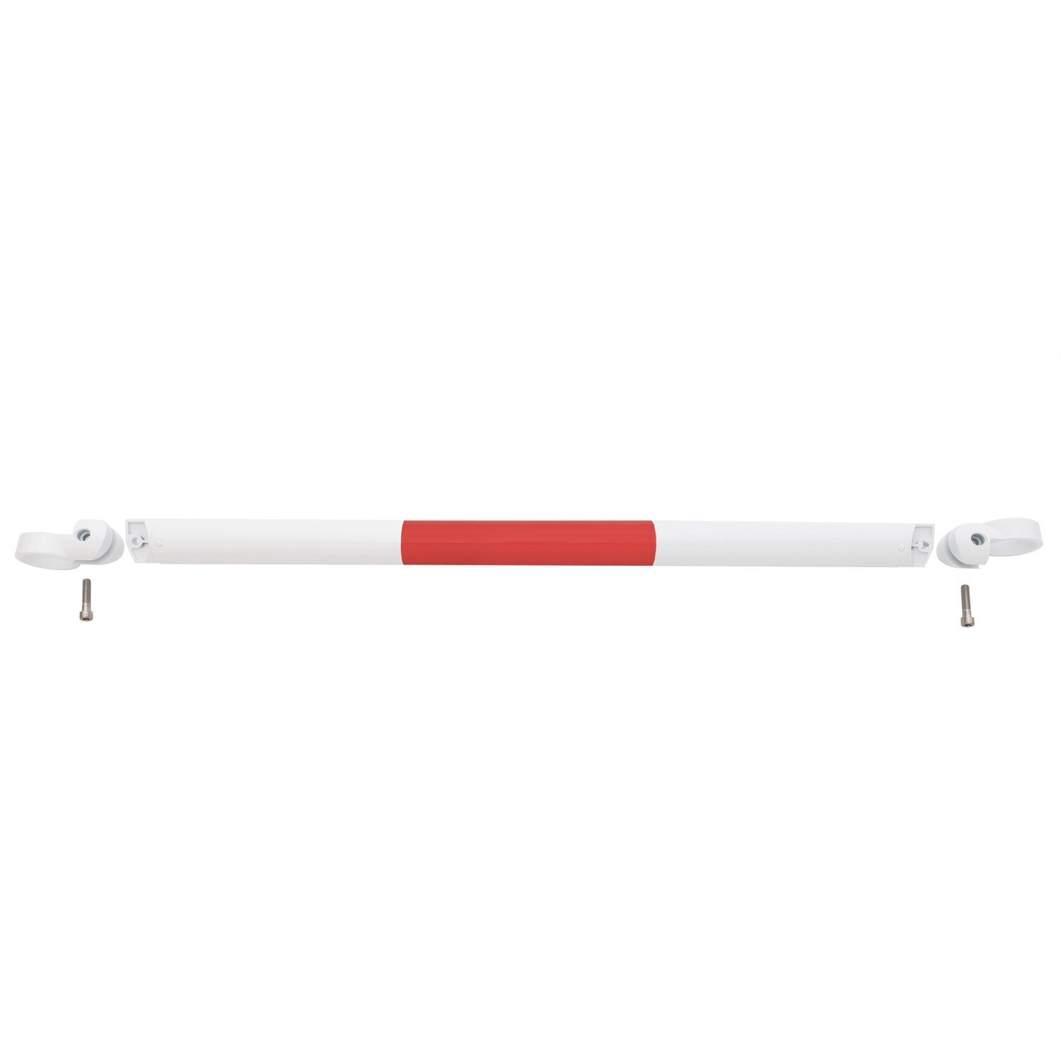 MORION systeembalustrade (dwarsligger) 1000mm, thermisch verzinkt rood/wit.