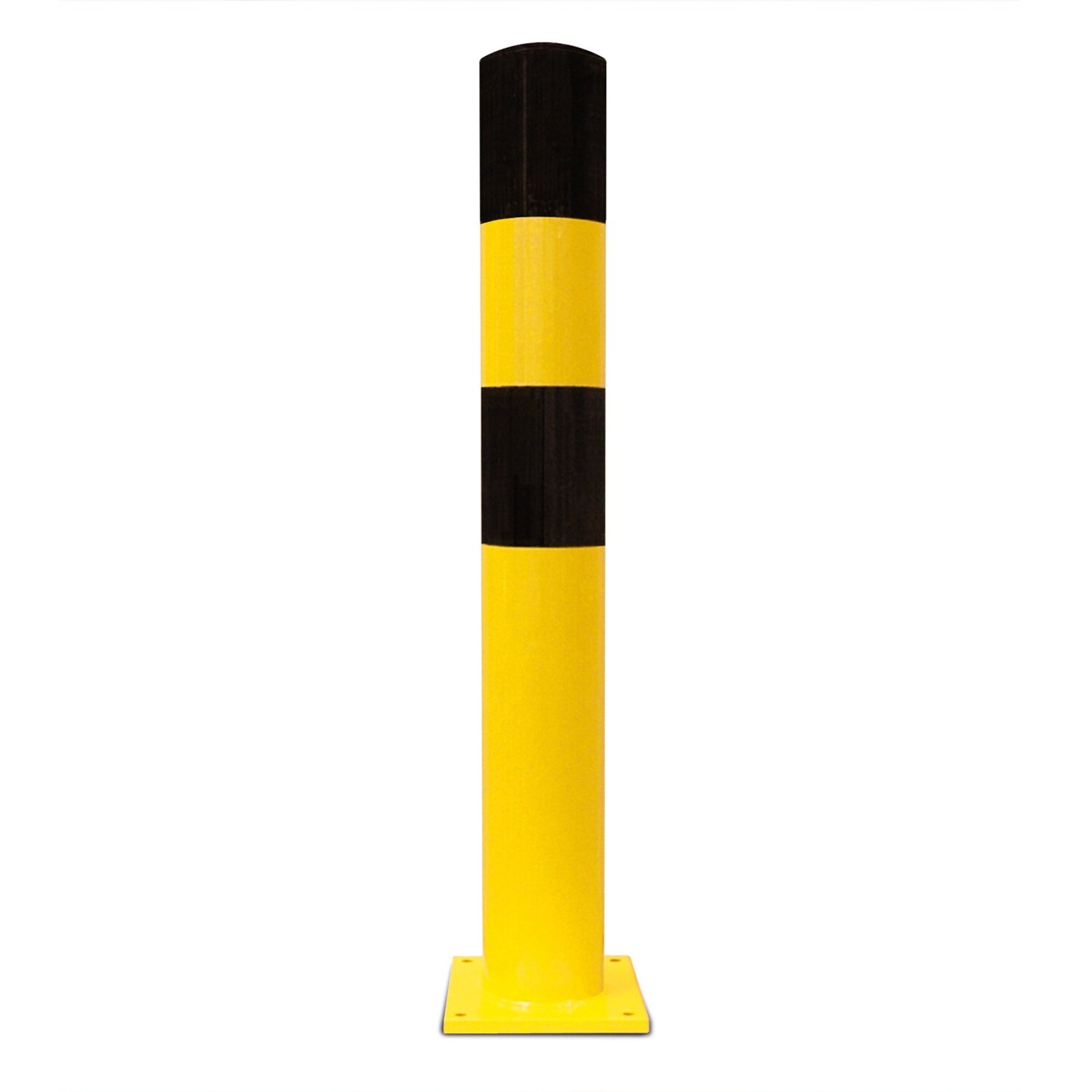BLACK BULL rambeveiligingspaal (XL) 194x4,5x1200mm, geel/zwart.