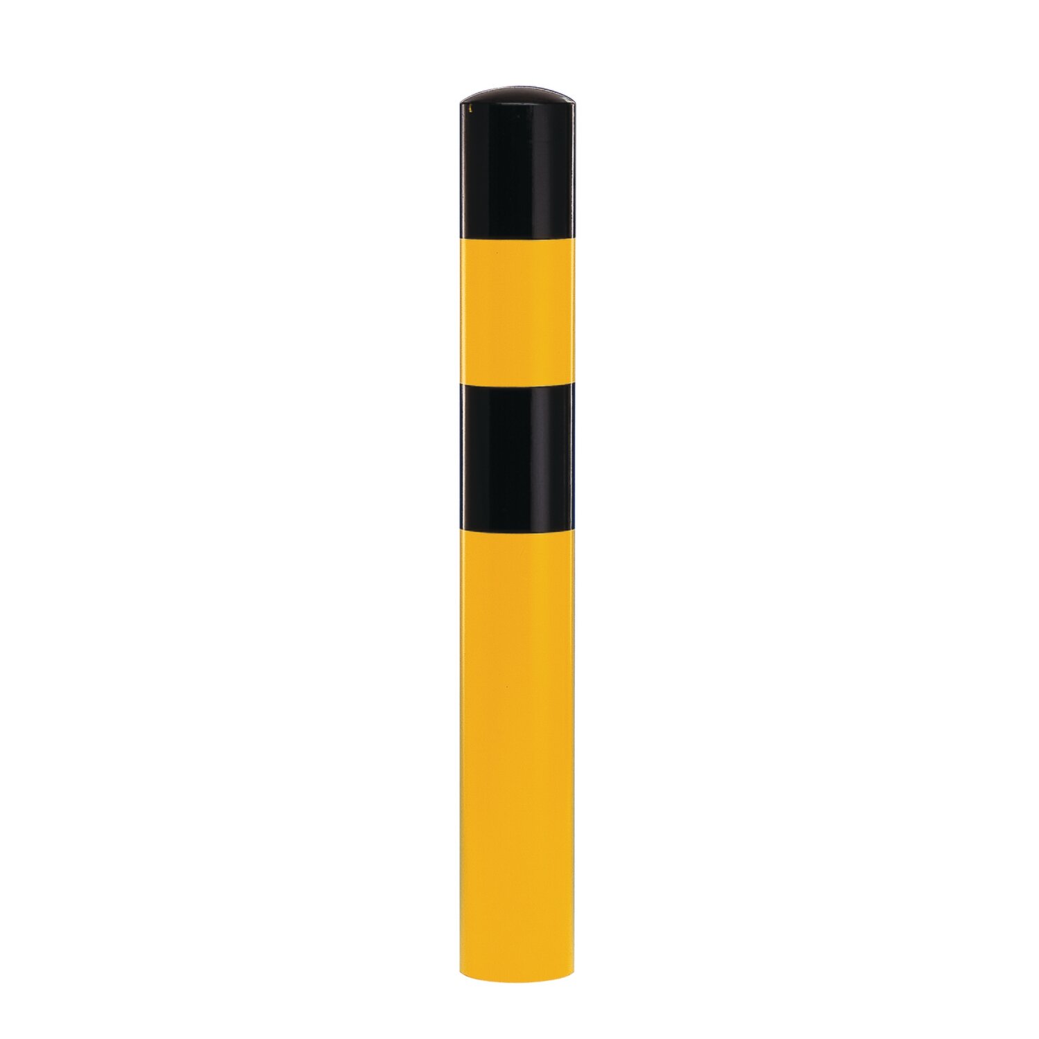BLACK BULL rambeveiligingspaal (L) 159x4,5x1200mm, geel/zwart.