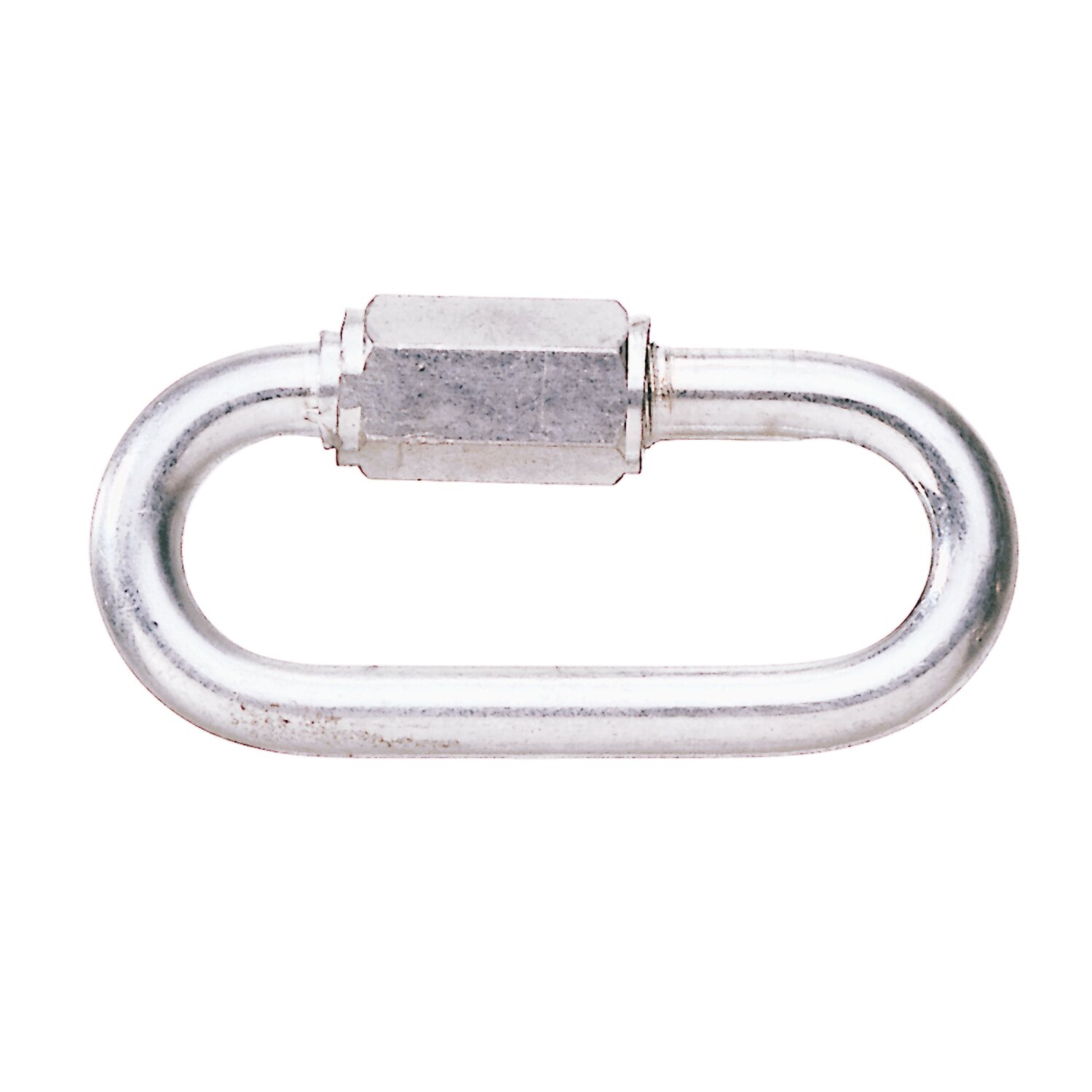 Verbindingshaak edelstaal met schroefdraad 8 mm.