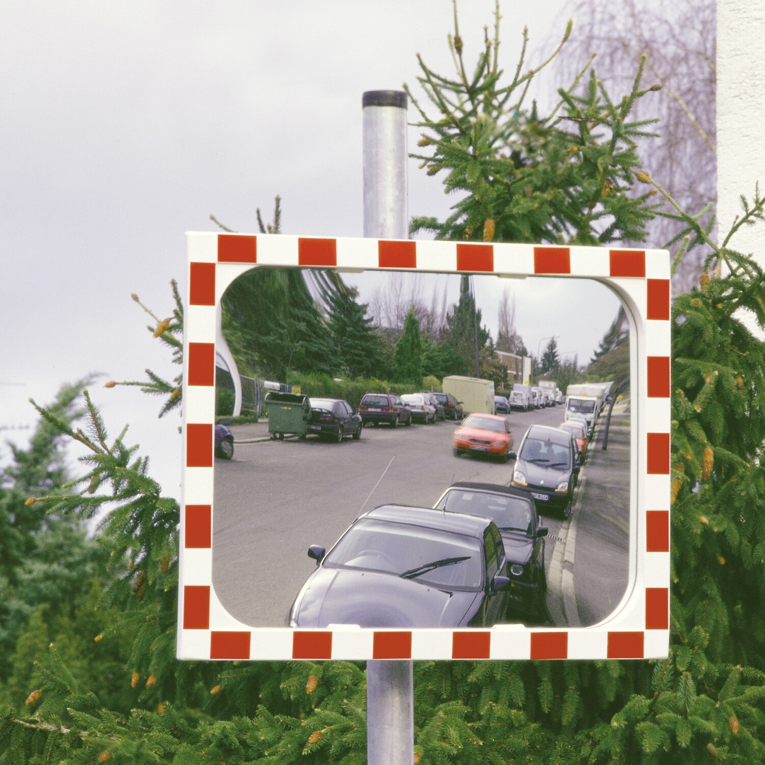 DIAMOND verkeersspiegel, verwarming 30W, 600x800mm.