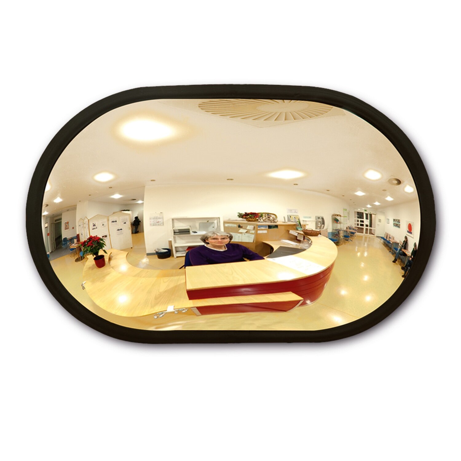 INDOOR ruimtespiegel voor binnen, 520x320x85mm.