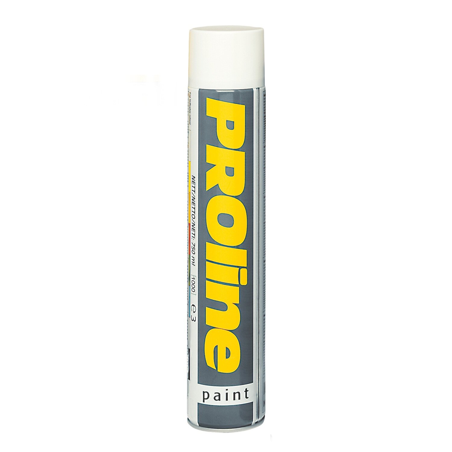 PROLine-paint lijnmarkering, 750ml/spuitbus, wit.