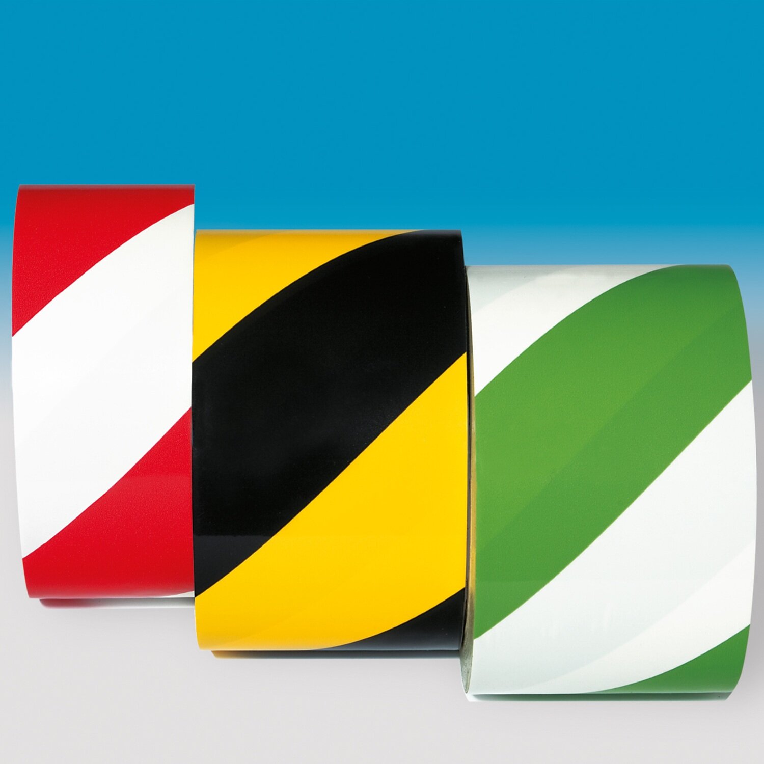 PROLine tape zelfklevende bodemmarkering, rood/wit