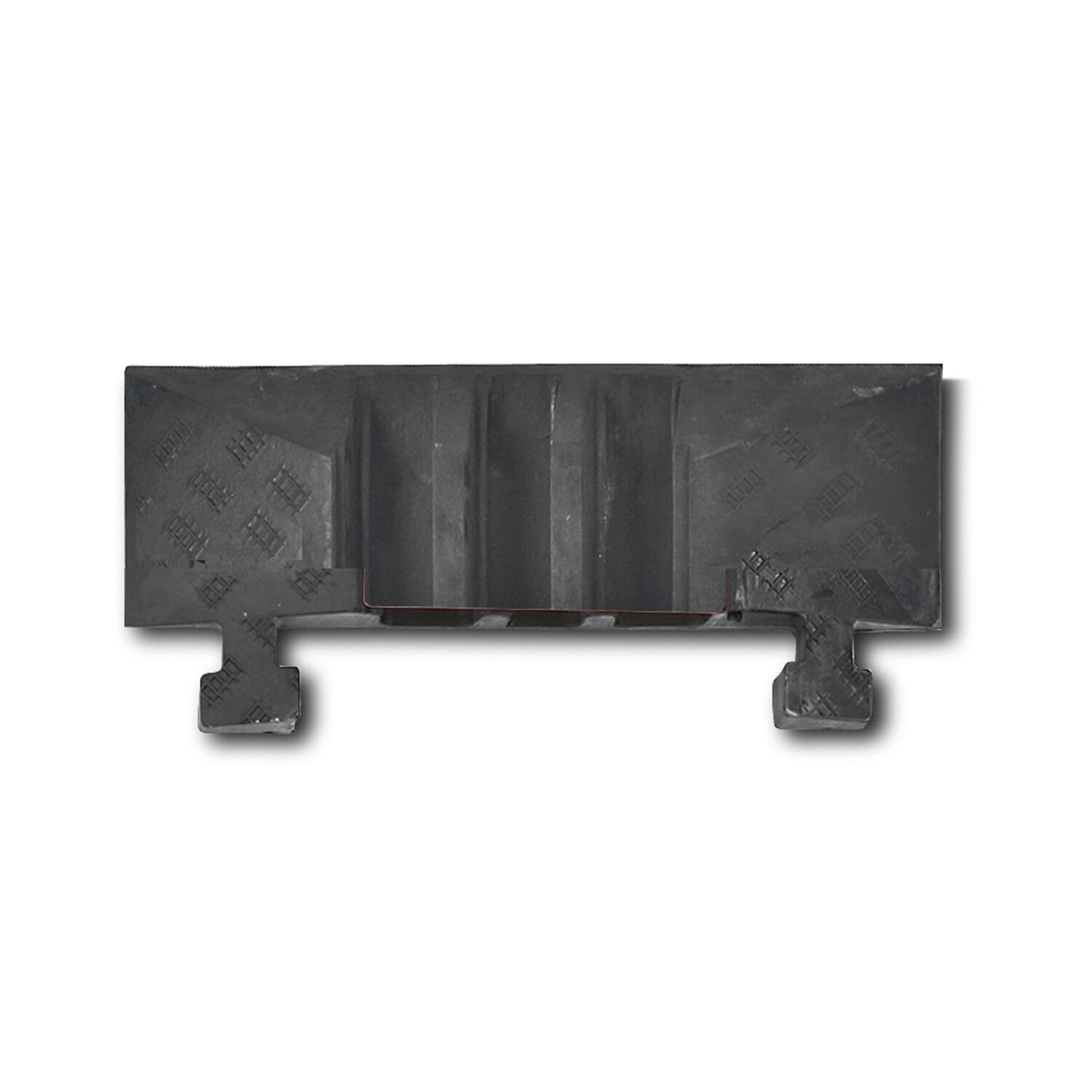 MORION kabelgoot groot (eindelement gleuf) 600x283x75mm, zwart.