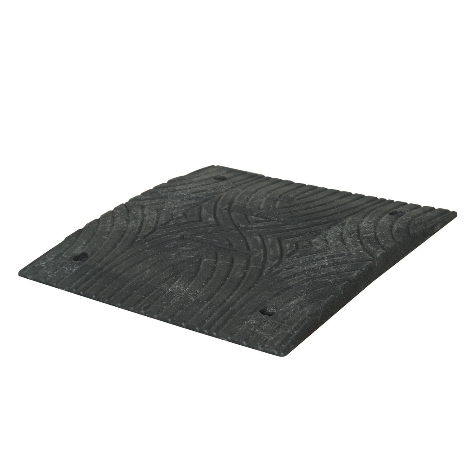 TOPSTOP 30-RE verkeersdrempel, 500x500x30mm, zwart.