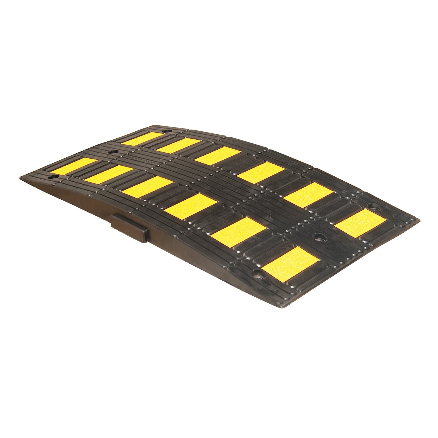 Safety Rider verkeersdrempel zwart/geel, 900x500x50mm