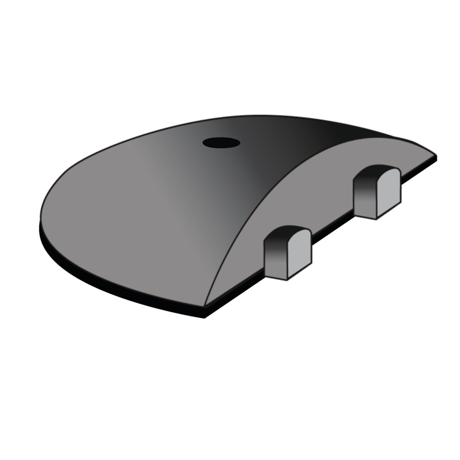 Easy Rider verkeersdrempel (afsluitelement met pen) 300x225x55mm.