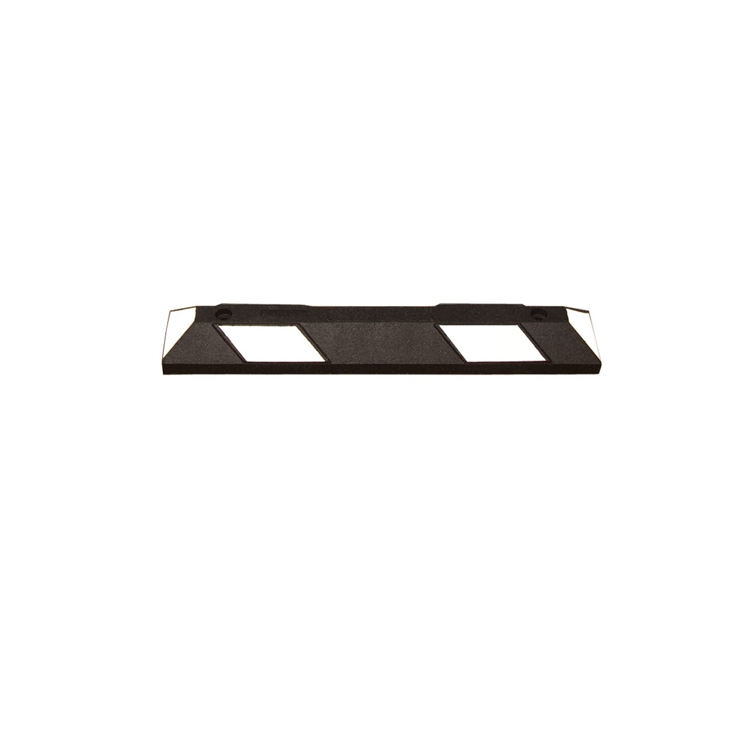 Wielstop Park-it 900x150x100mm, zwart/wit.