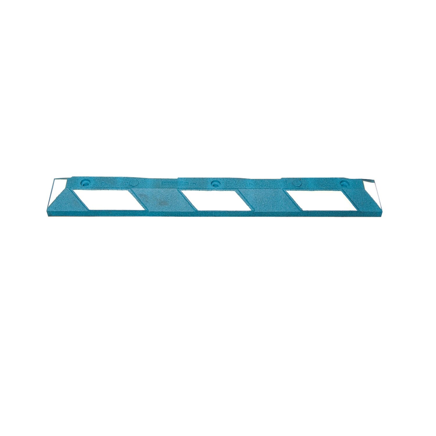 Wielstop Park-it 1200x150x100mm, blauw/wit.