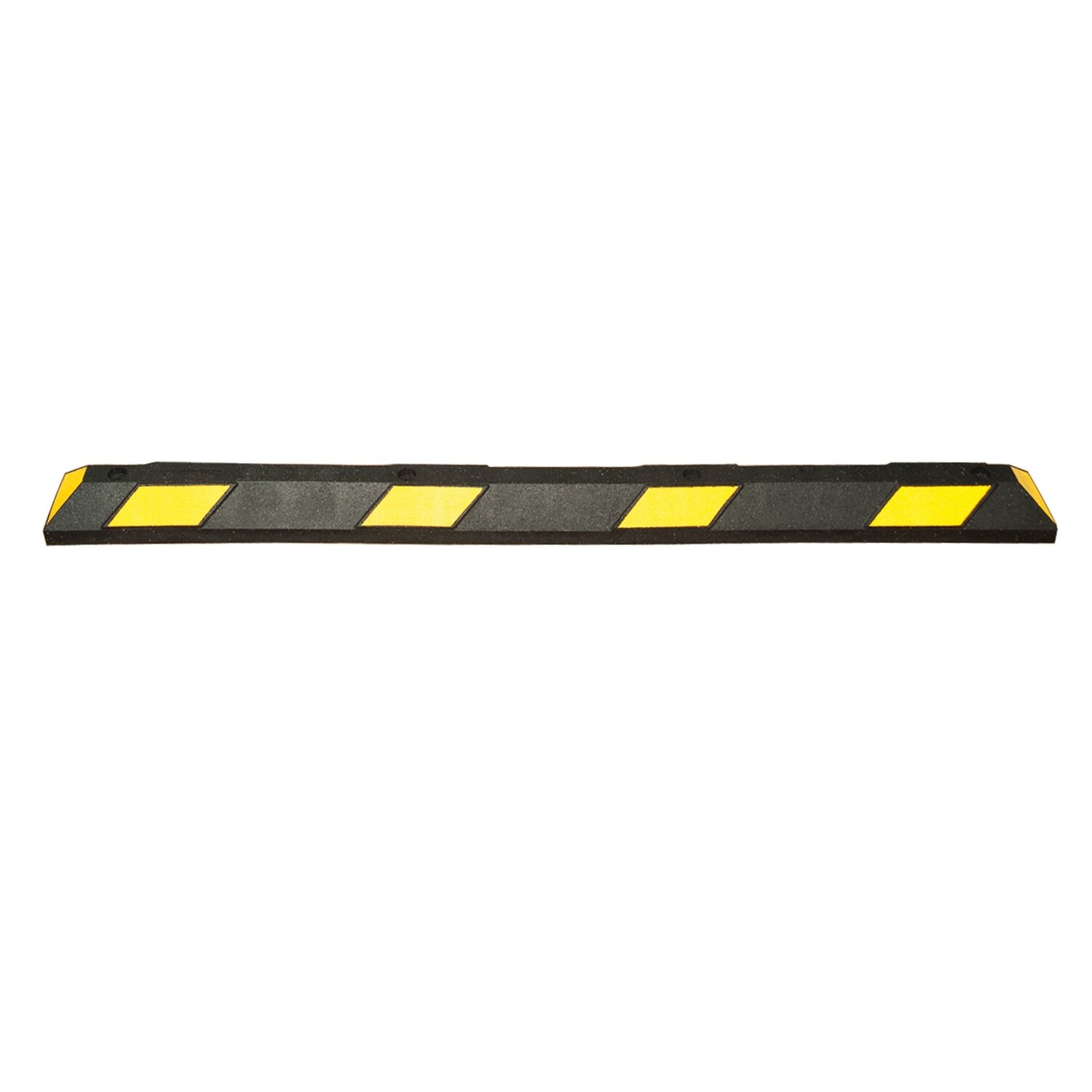 Wielstop Park-it 1800x150x100mm, zwart/geel.