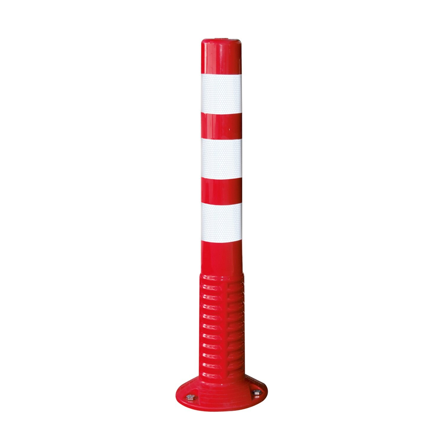 ComeBack paaltje 80mm Ø hoogte 760mm, rood/wit, zelf oprichtend.