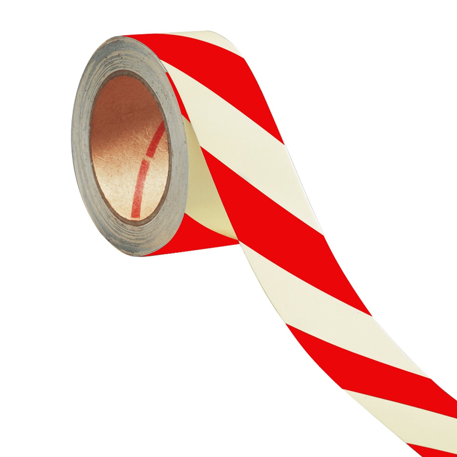 Waarschuwingsmarkering, lang na-lichtend 50mmx16m rood/lux-wit