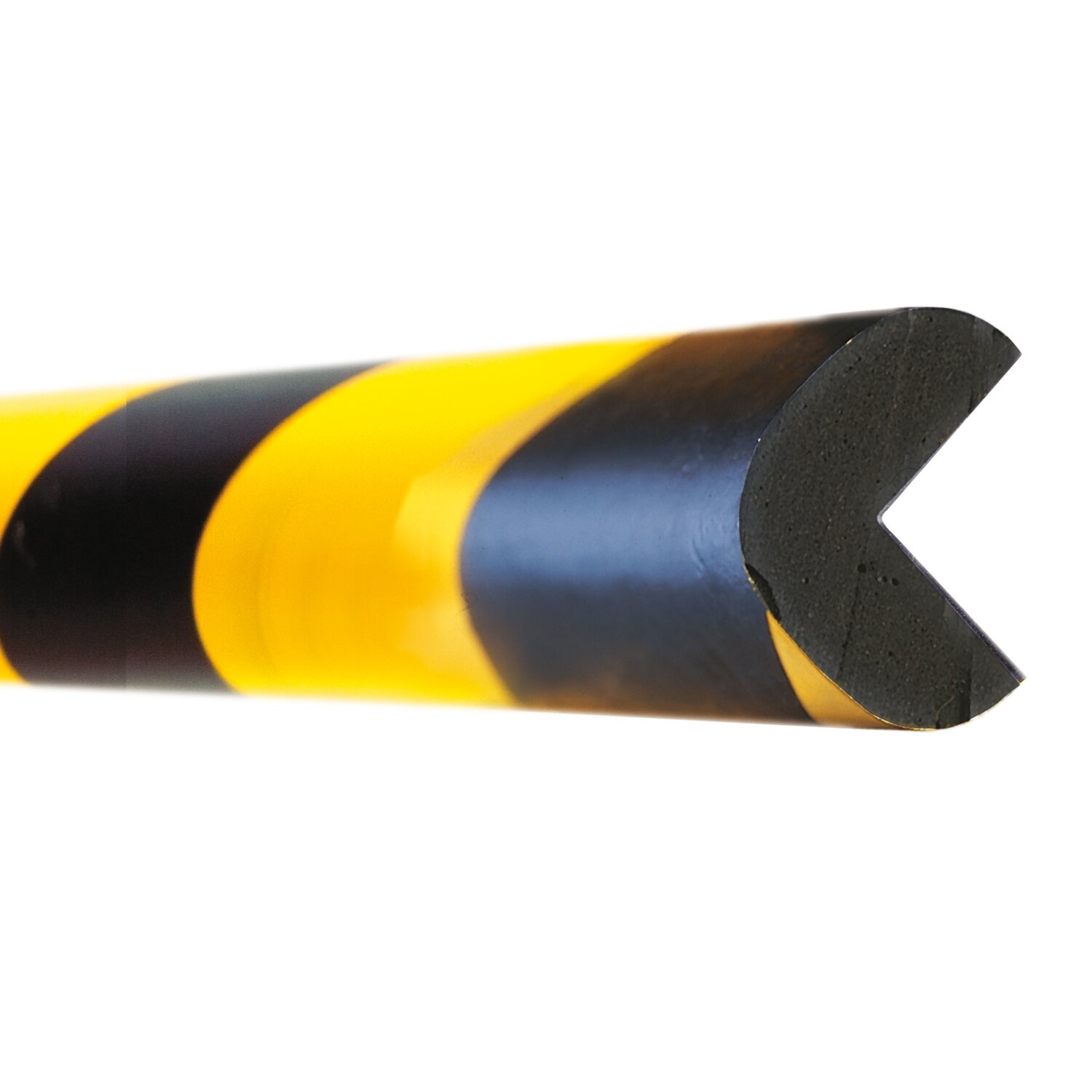 MORION stootbanden Hoek 30x30mm, magnetisch, geel/zwart.