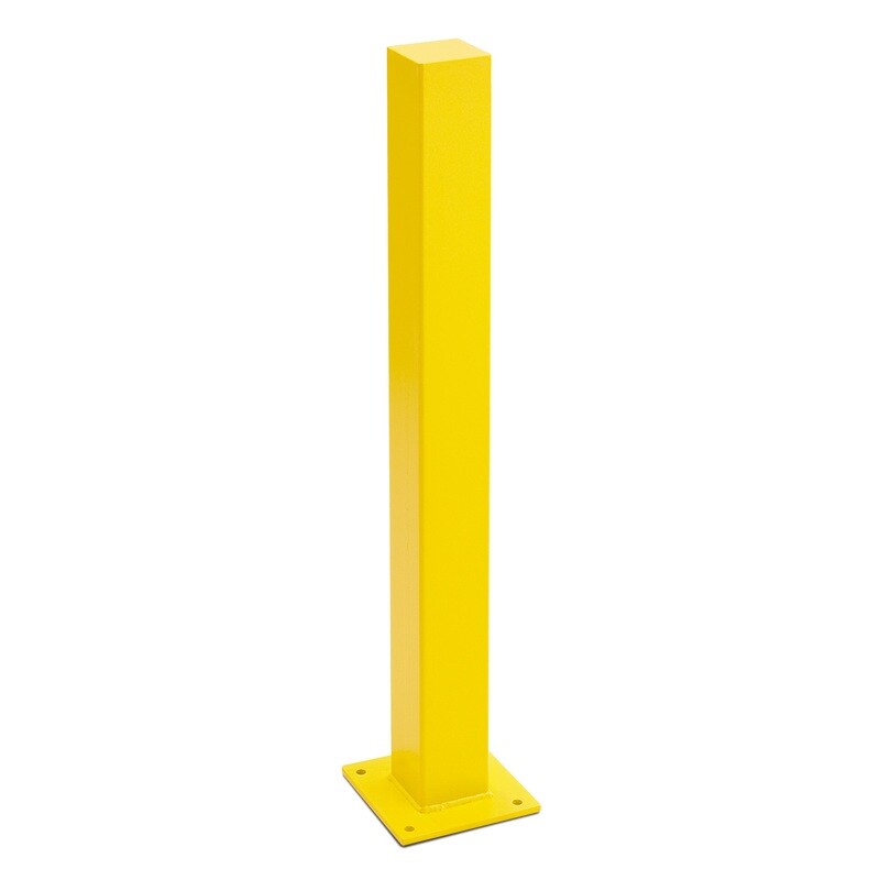BLACK BULL rambeveiligingsbalustrade, 1000x100x100mm, gele kunststof.