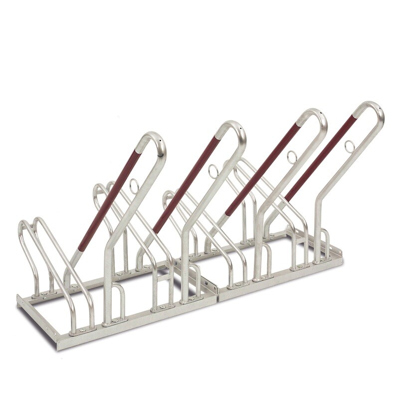 MORION fietsenstaander met aanleunbeugel, 4 plaatsen.