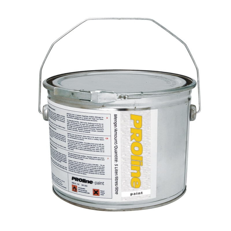 PROLine-paint anti-slip vloerverf 5 ltr, geel.