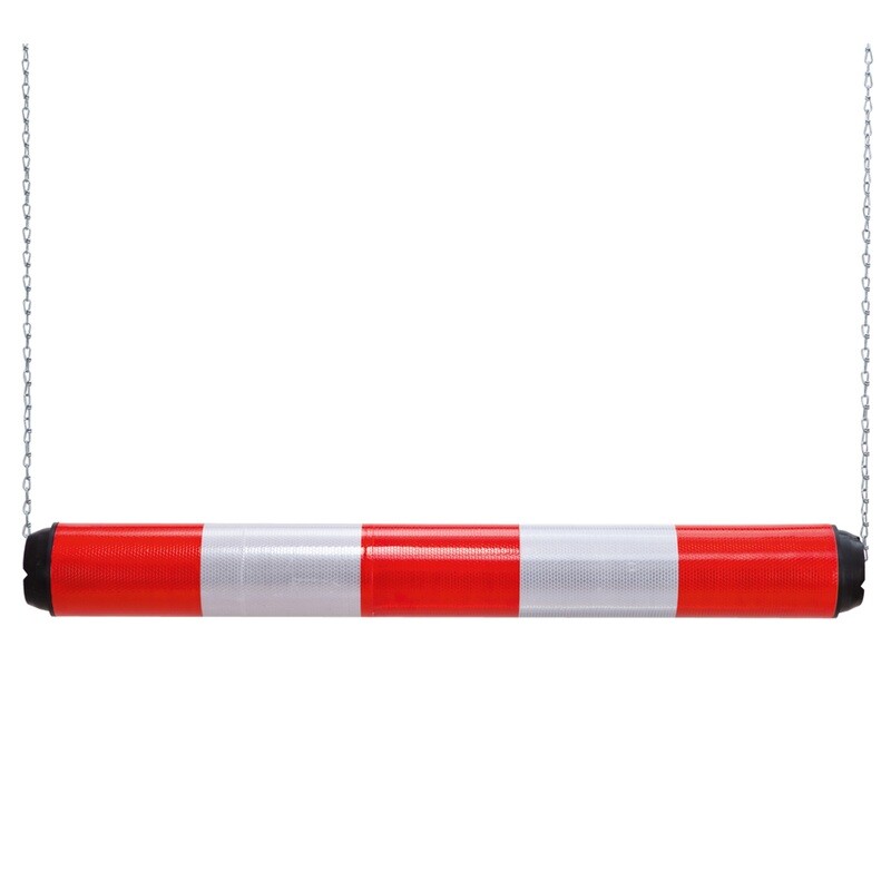 MORION hoogtebegrenzer kunststof 950x100mm, rood/wit.