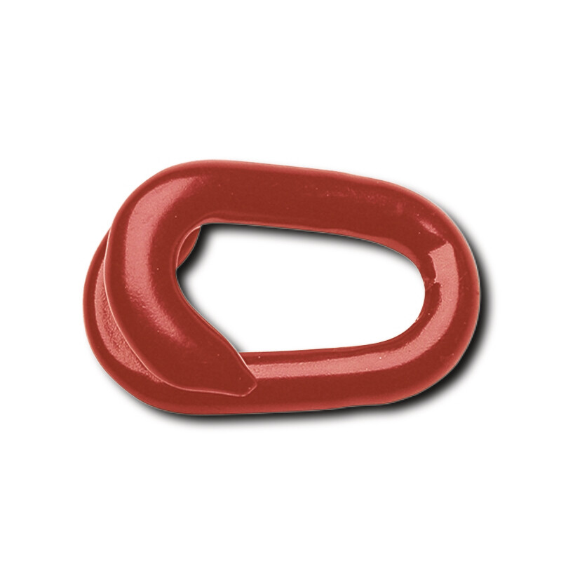 Verbindingselement nylon rood staal/verzinkt gecoat (set).