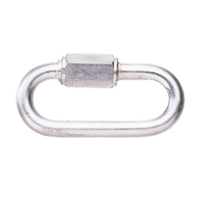 Verbindingshaak edelstaal met schroefdraad 8 mm.