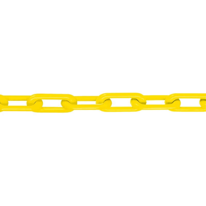 MNK Klasse 8 afzetkettingen nylon 1 bundel 25m, geel.