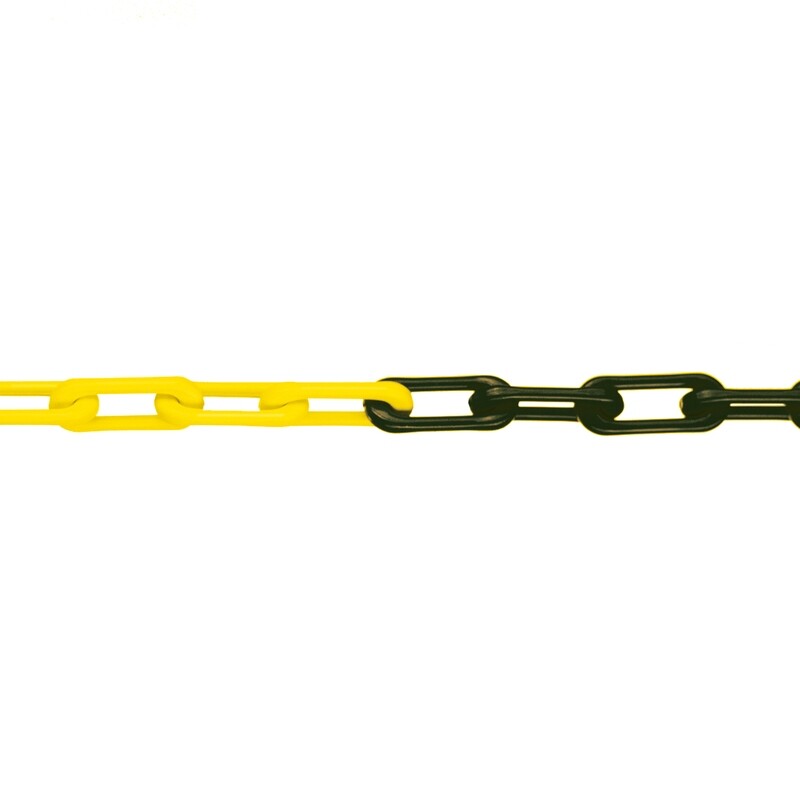 M-POLY zicht 6 polyethyleen 1 bundel 50m, geel/zwart.