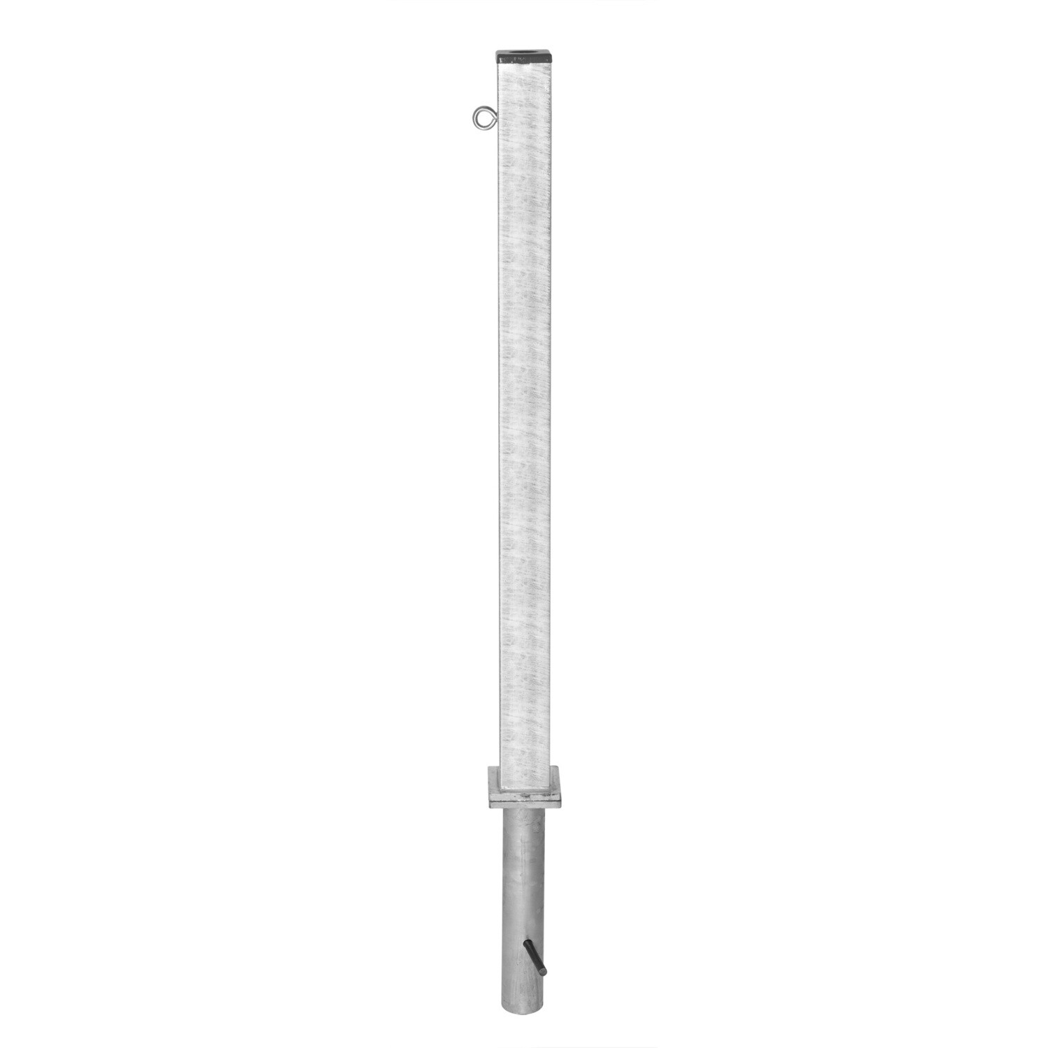 PARAT B-afzetpaal 76mm Ø, 1000mm, beton, therm. verz., 1 oog