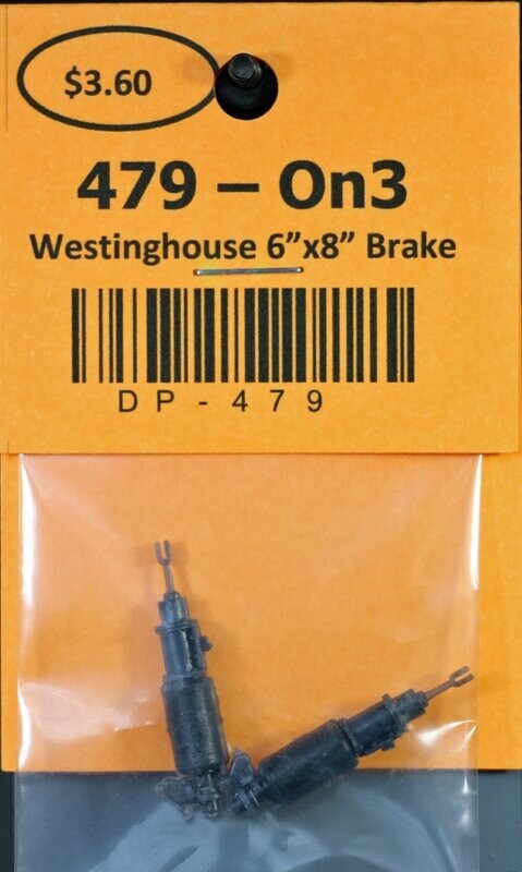 479 - O Westinghouse 6"x8" Brake Cylinder and Reservoir