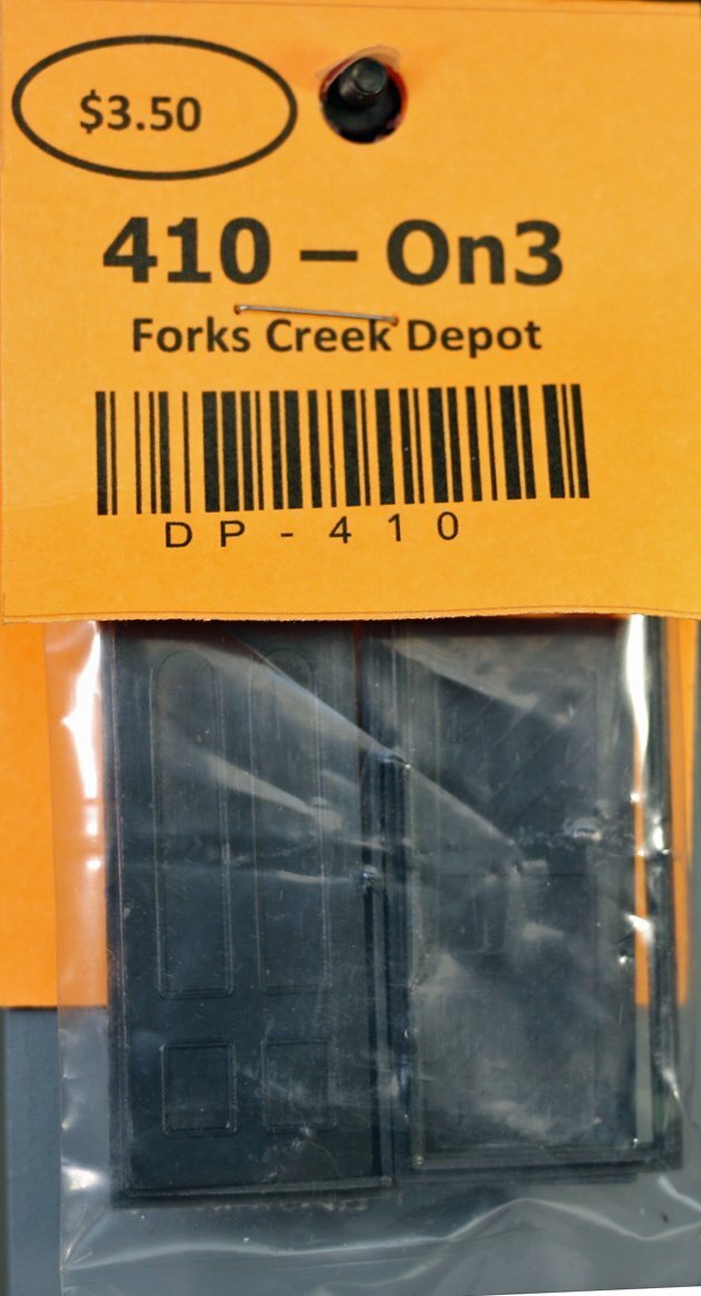 410 - On3 Forks Creek Depot, Door & Frame, 36" X 84"
