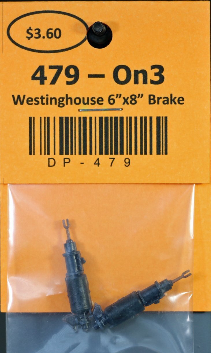 479 - O Westinghouse 6"x8" Brake Cylinder and Reservoir