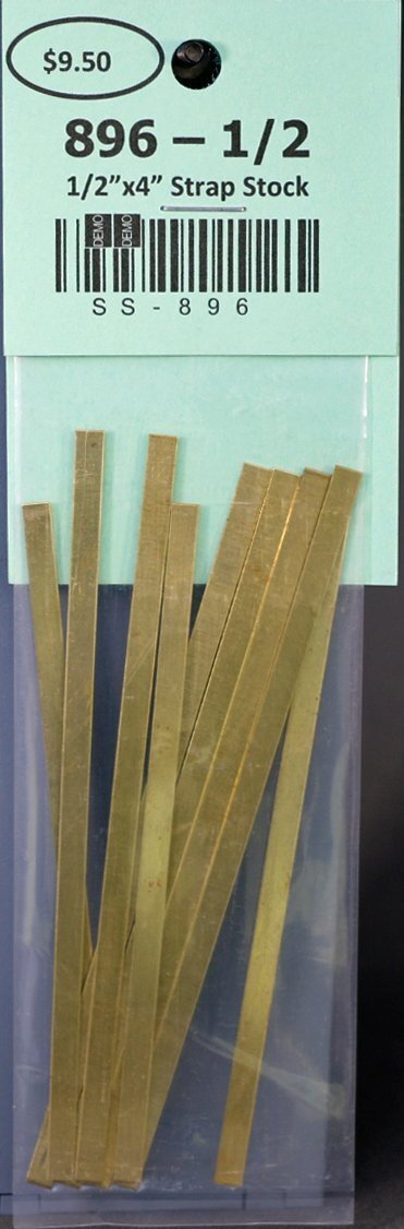 896 - 1/2 Scaled 1/2" x 4" Strap Stock