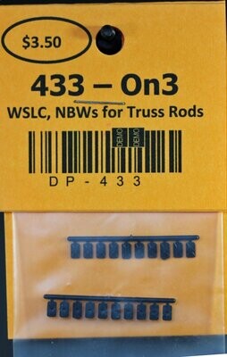 433 - WSLC, Truss Rod End With Rectangular Washer And Nut