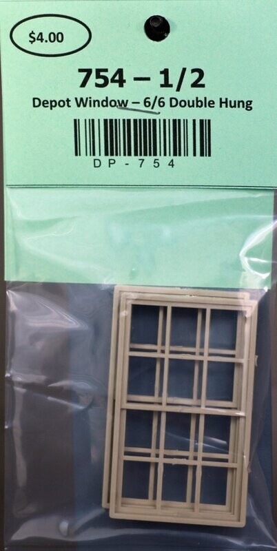 754 - House Or Factory Double Hung Window, 36” X 60”