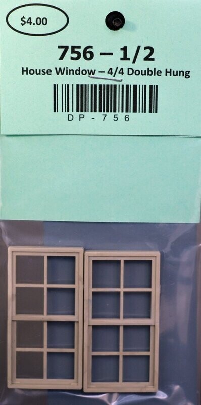 756 - House Double Hung Window, 24” X 48”