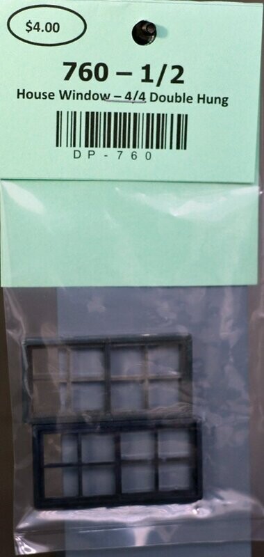 760 - House Window, 4/4 Double Hung, 21” X 45”