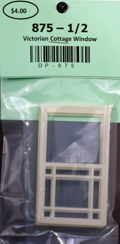 875 - Victorian Cottage Window, Double Hung, 39” X 69”