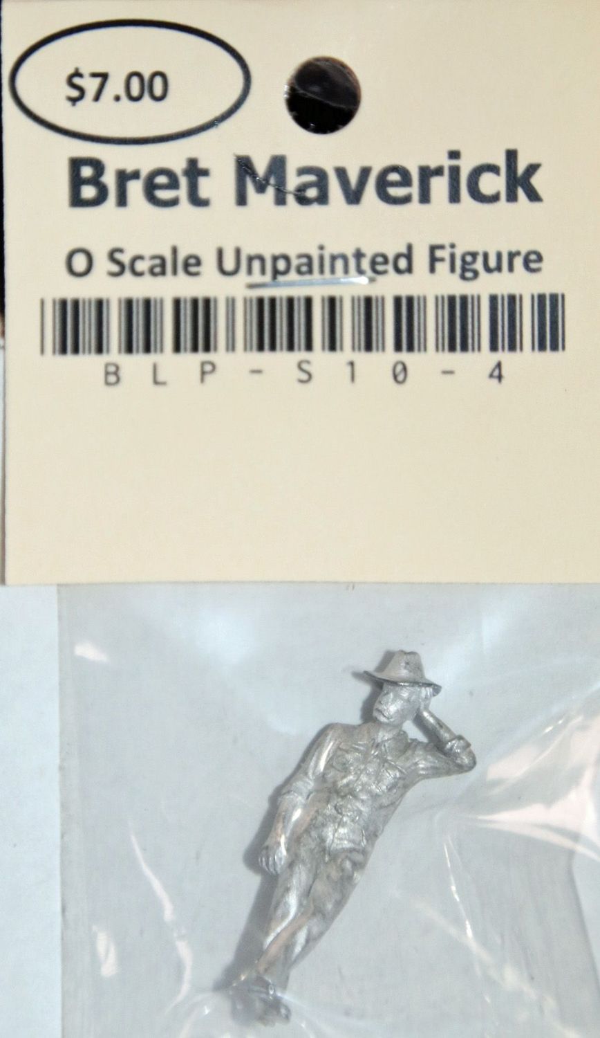 BLP-S10 -4 - Bret Maverick Unpainted Figure