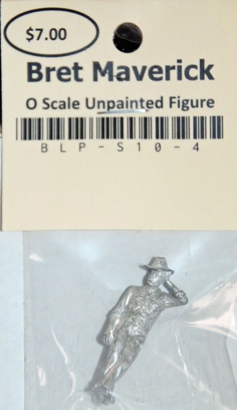BLP-S10 -4 - Bret Maverick Unpainted Figure