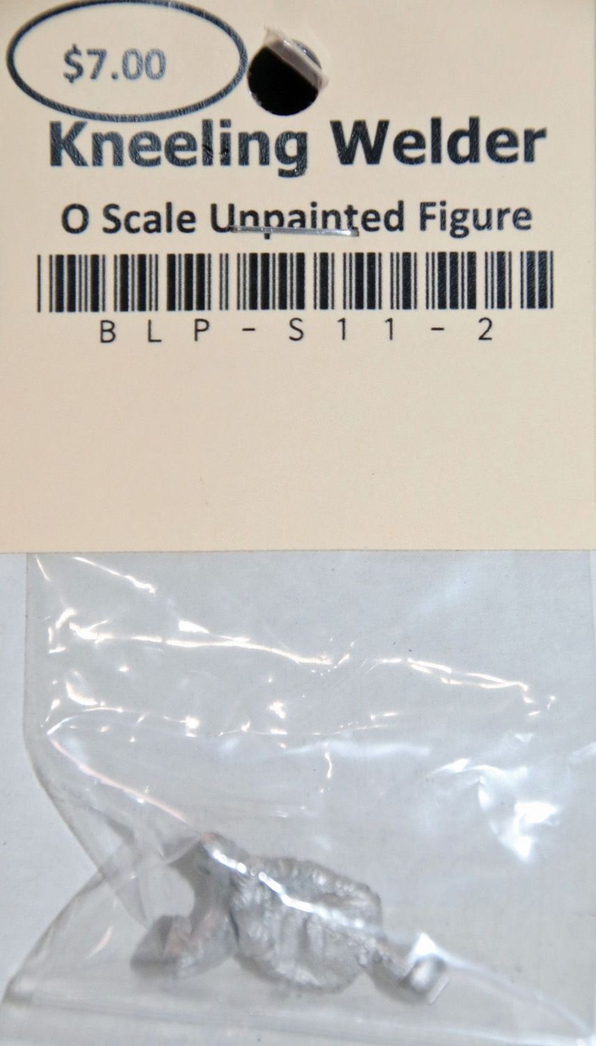 BLP-S11-2 - Kneeling Welder Unpainted Figure