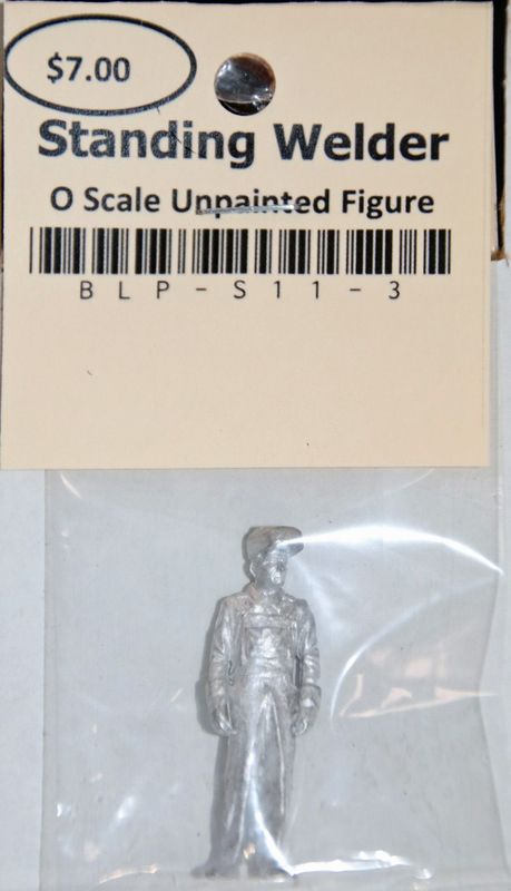BLP-S11-3 - Standing Welder Unpainted Figure