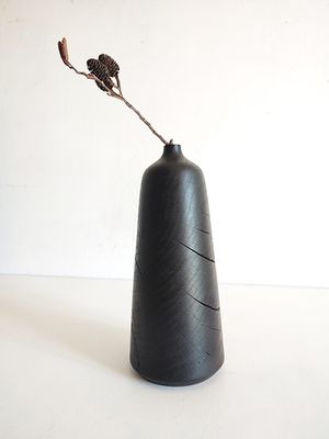 Vase Soliflore Chêne oxydé
